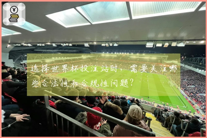 选择世界杯投注站时，需要关注哪些合法性和合规性问题？