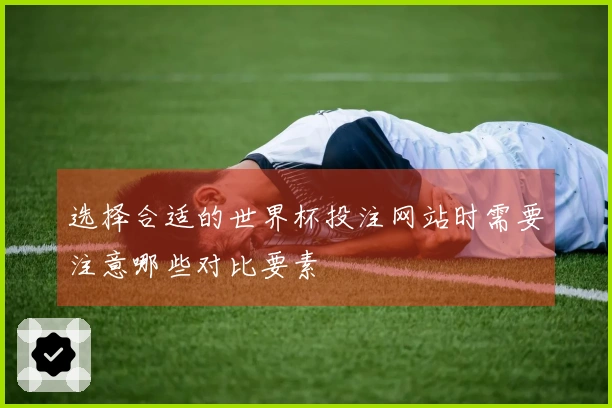 选择合适的世界杯投注网站时需要注意哪些对比要素